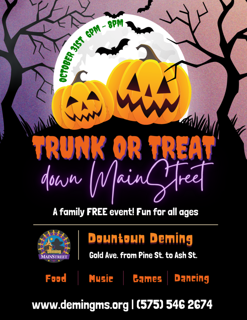 Trunk or Treat Down MainStreet - Deming Luna County MainStreet Program